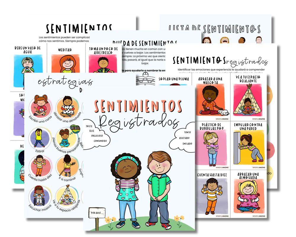 Emociones para niños Herramientas para Regular, Entender y Calmar (150+ páginas)